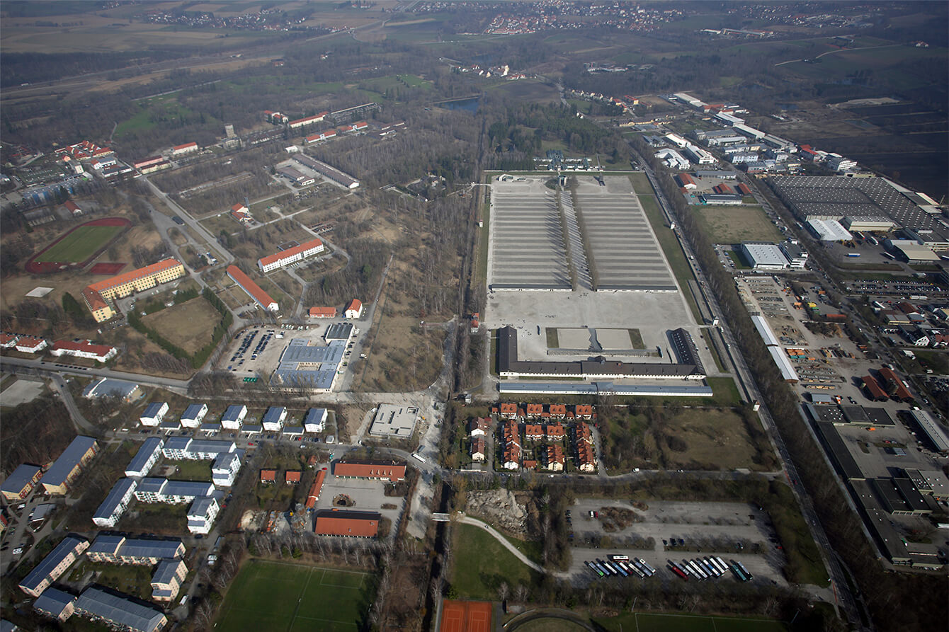 KZ-Gedenkstätte Dachau. Luftbild (2006)
